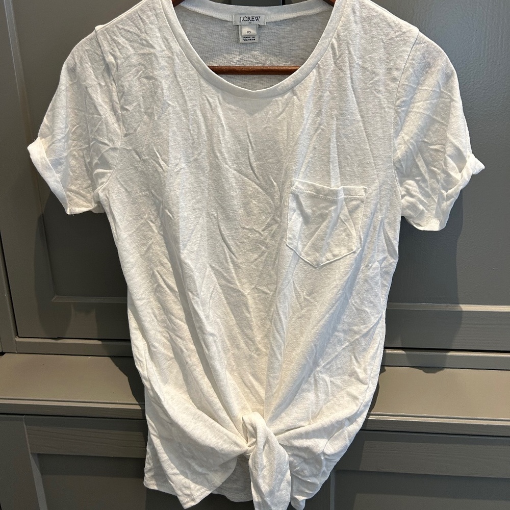J crew white t shirt